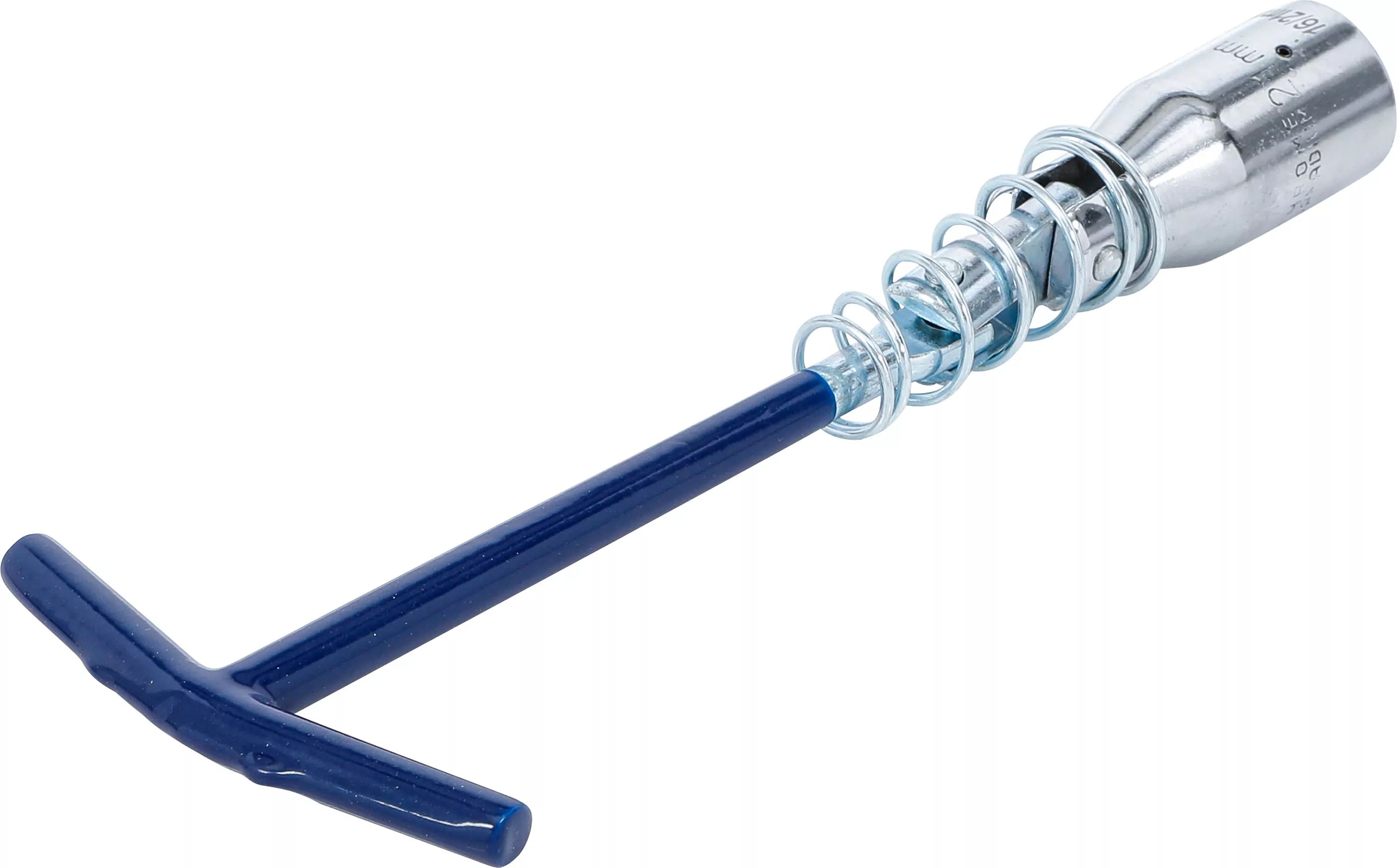 Zündkerzenschlüssel mit T-Griff, Gelenkfeder | Sechskant SW 16 mm / SW 21 mm