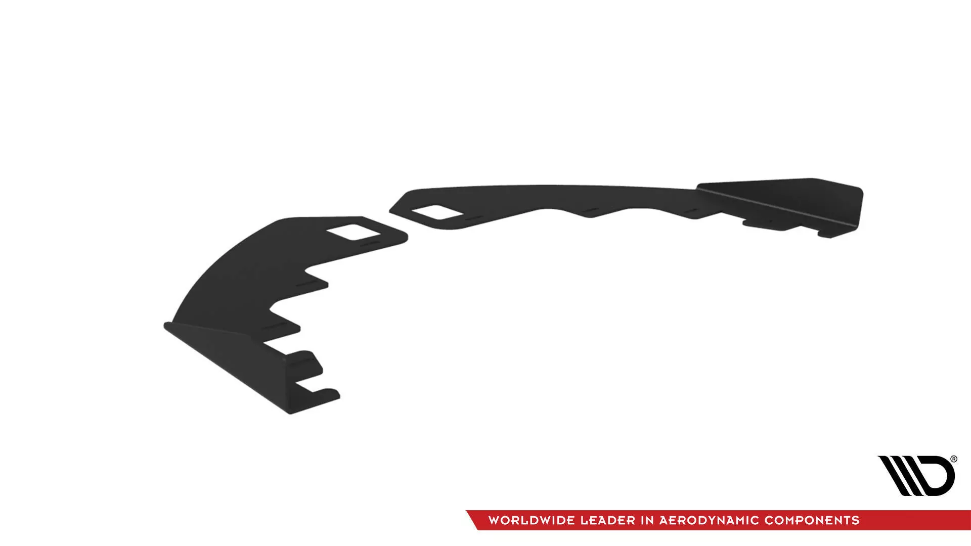 Front Stoßstange Flaps Für Kia Proceed GT Mk3 Facelift / Ceed GT / GT - Line Mk1 Facelift  Schwarz Hochglanz