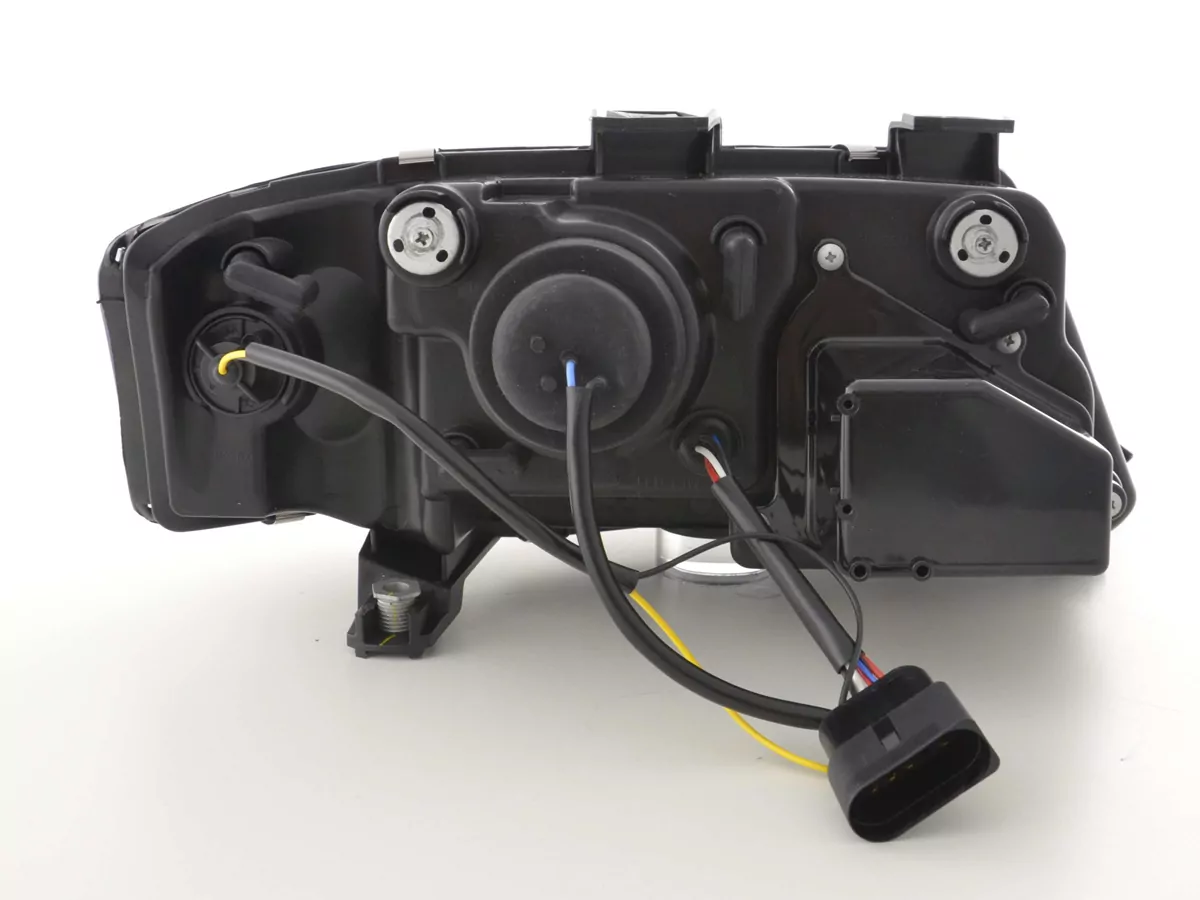 Scheinwerfer Set Daylight LED TFL-Optik Audi A6 Typ 4B Bj. 97-01 schwarz