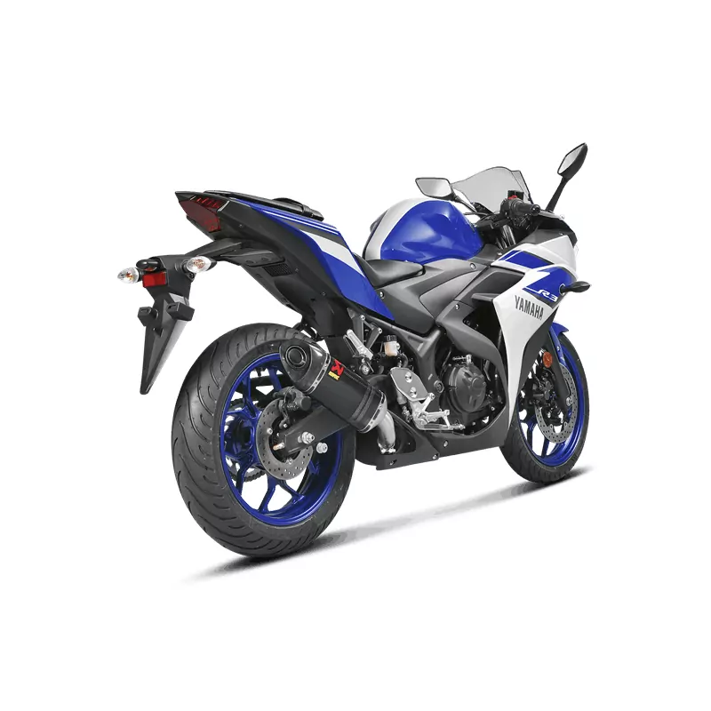 Akrapovic Slip-On Line (Carbon) Auspuff für Yamaha YZF-R25 2014-2016 / YZF-R3 2015-2016