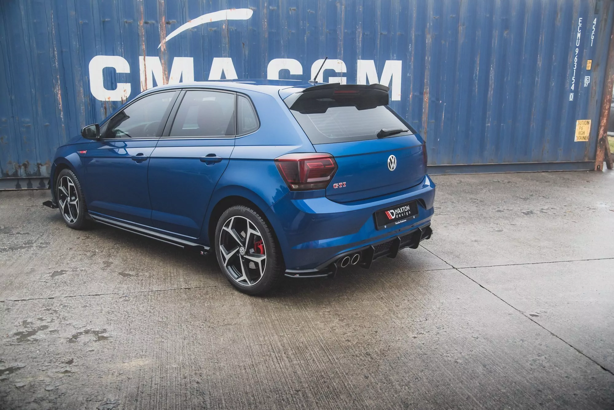 Robuste Racing Diffusor Heck Ansatz Für Volkswagen Polo GTI Mk6