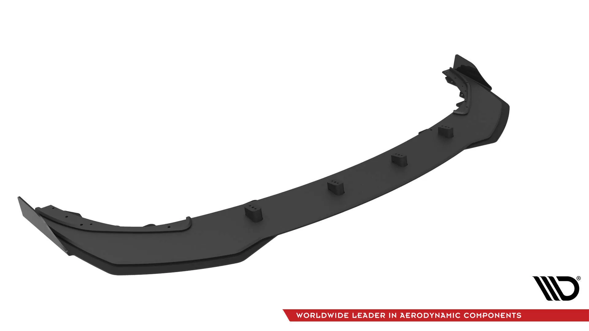 Street Pro Front Ansatz Für +Flaps Für + Flaps BMW 1er F40 M-Paket / M135i Schwarz Hochglanz