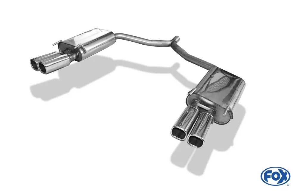 Opel Vectra C Caravan  Endschalldämpfer rechts/links zweiflutig - 2x78x75 Typ 70 rechts/links