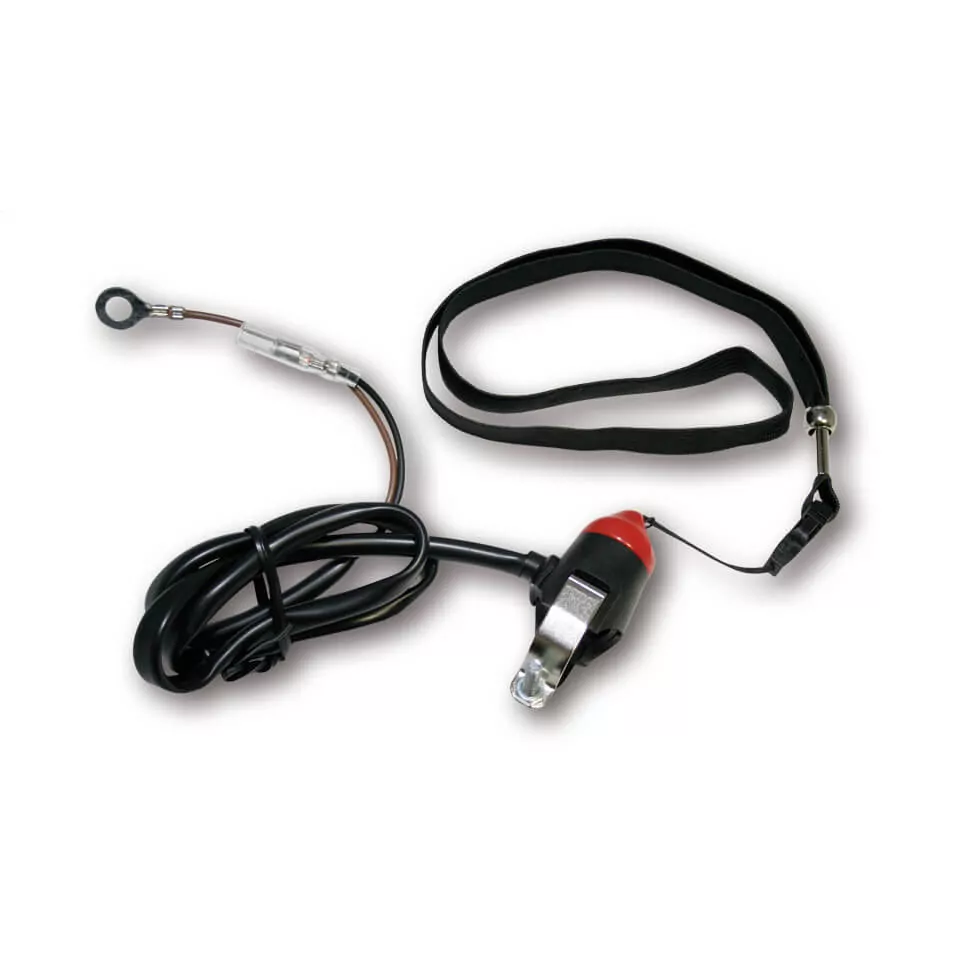 HIGHSIDER smart Emergency Stop Switch Universal, With Magnetic Circuit + Rubber Band, Closer Type, Waterproof