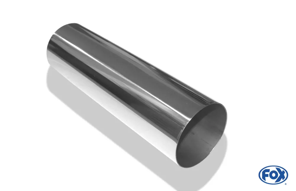 Anschweißendrohr Typ 10  Ø 90 mm / Länge: 300 mm  - rund / uneingerollt / gerade / ohne Absorber