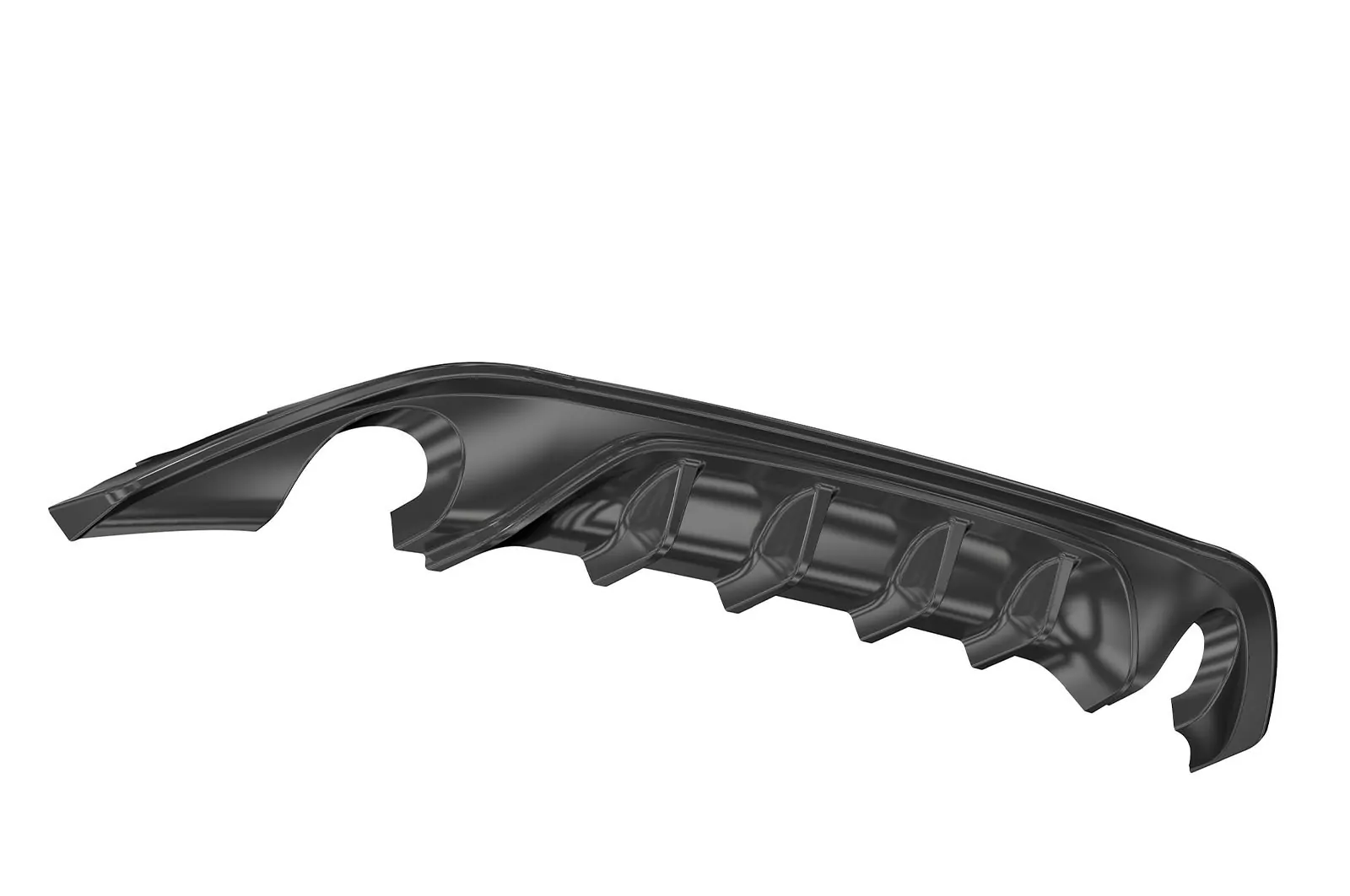 Heckansatz für VW Golf 7 Basis/GTI/GTD/GTE/e-Golf HA266-M Carbon Look (matt)