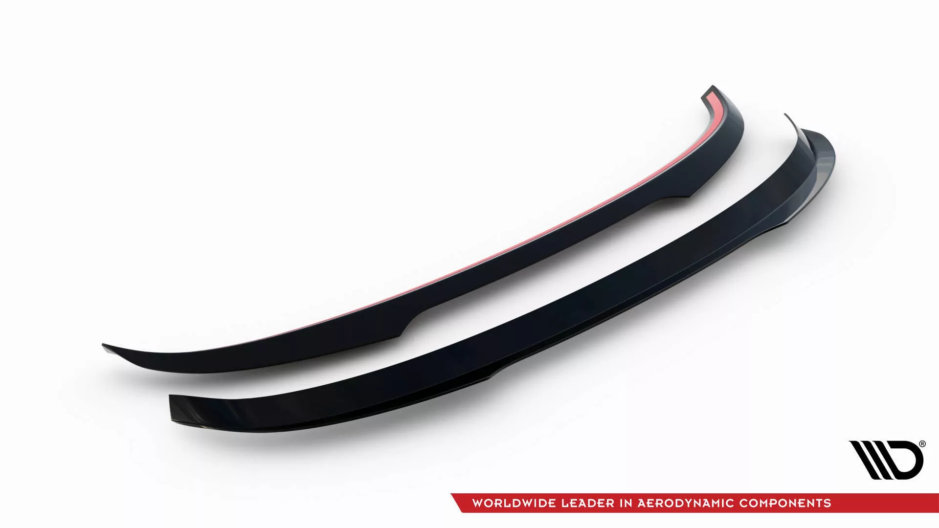 Spoiler CAP Für Audi A3 Sportback 8V Facelift Schwarz Hochglanz