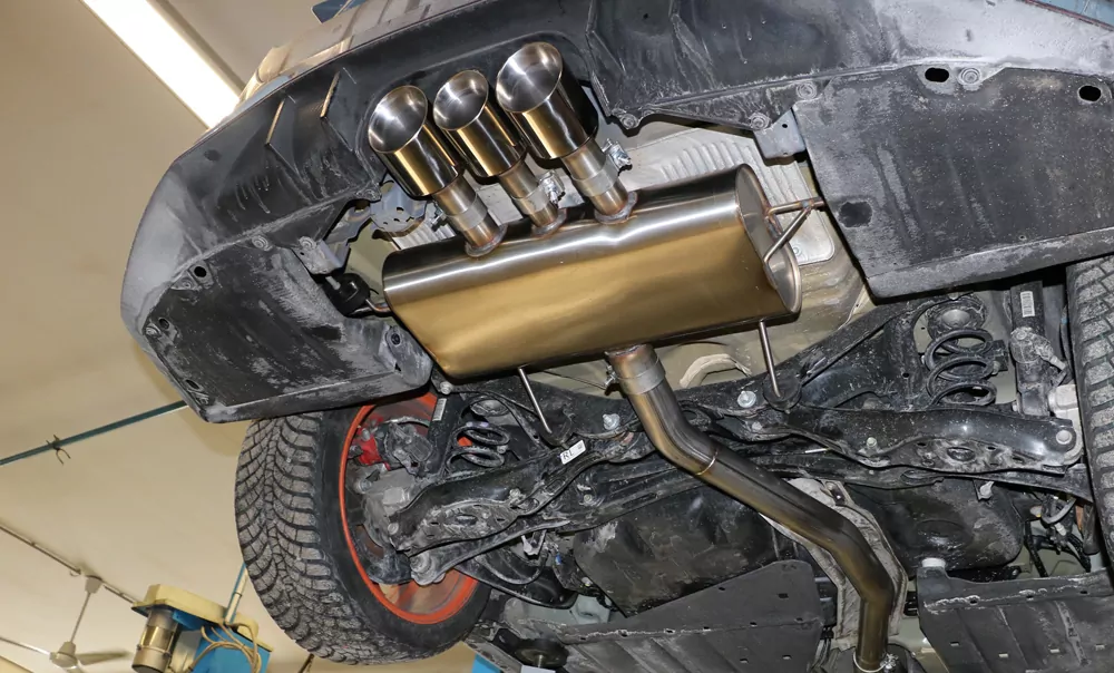 Honda Civic X Type R  Endschalldämpfer quer Ausgang rechts/links  - 100-90-100 Typ 25 mittig