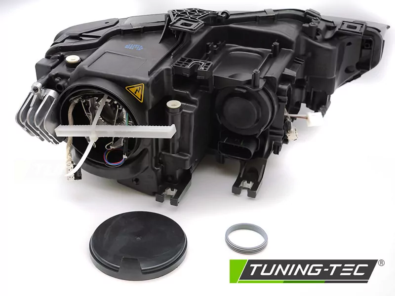 Xenon Headlight Black Left Side Tyc Fits Audi A5 11-12