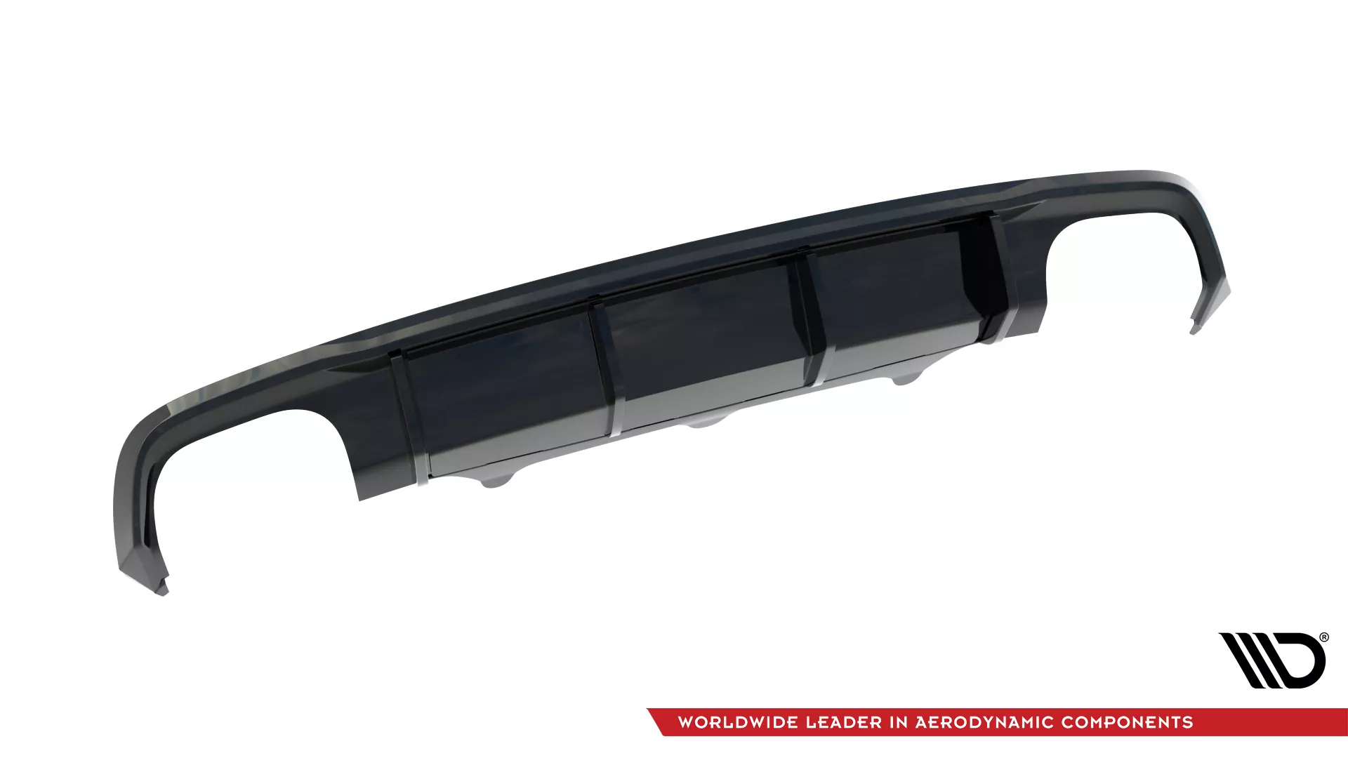 Diffusor Heck Ansatz Für Audi S6 Avant C7  Schwarz Hochglanz