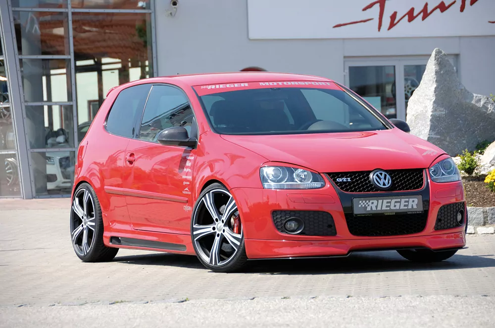 Rieger Spoilerlippe für VW Jetta 3 (1KM) | 5-tür. 08.05- Golf 5 nur GT/GTI