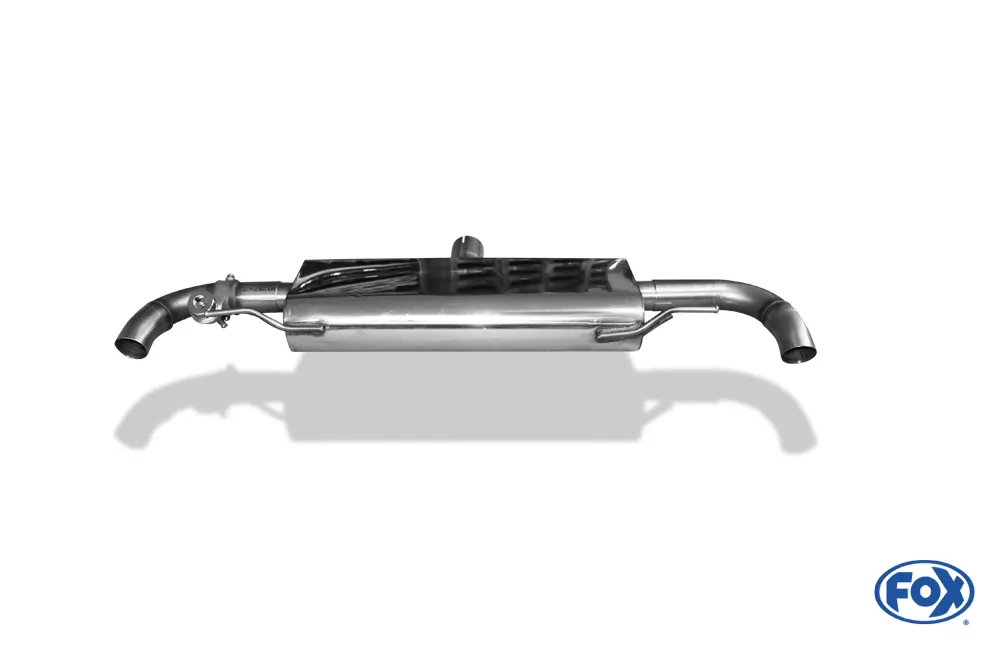 Audi TT 8J RS  Endschalldämpfer quer Ausgang rechts/links mit Unterdruckklappe