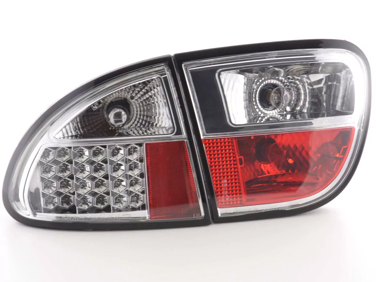 LED Rückleuchten Set Seat Leon Typ 1M Bj. 1997-2005 chrom