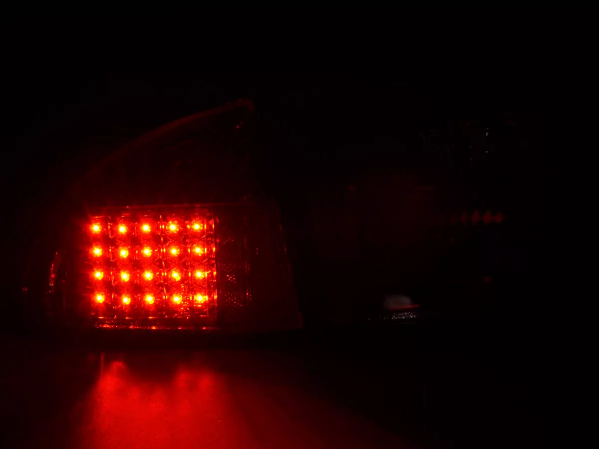 LED Rückleuchten Set Seat Leon Typ 1M Bj. 1999-2005 chrom