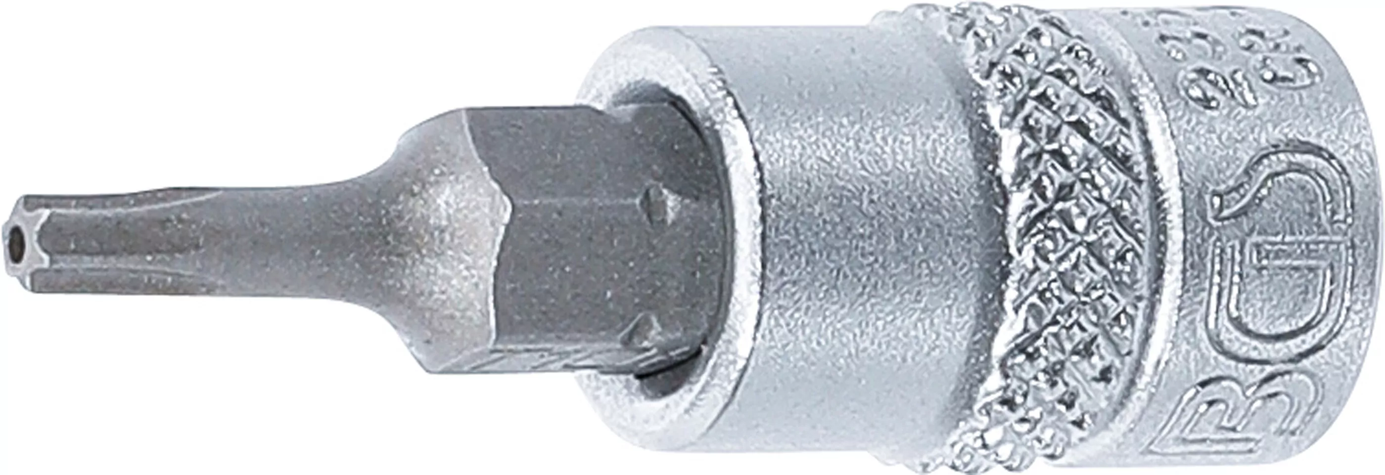 Bit-Einsatz | Antrieb Innenvierkant 6,3 mm (1/4") | T-Profil (für Torx) mit Bohrung T10