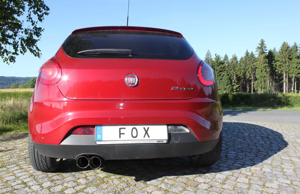 Fiat Bravo 198 - Diesel  Endschalldämpfer - 2x90 Typ 14