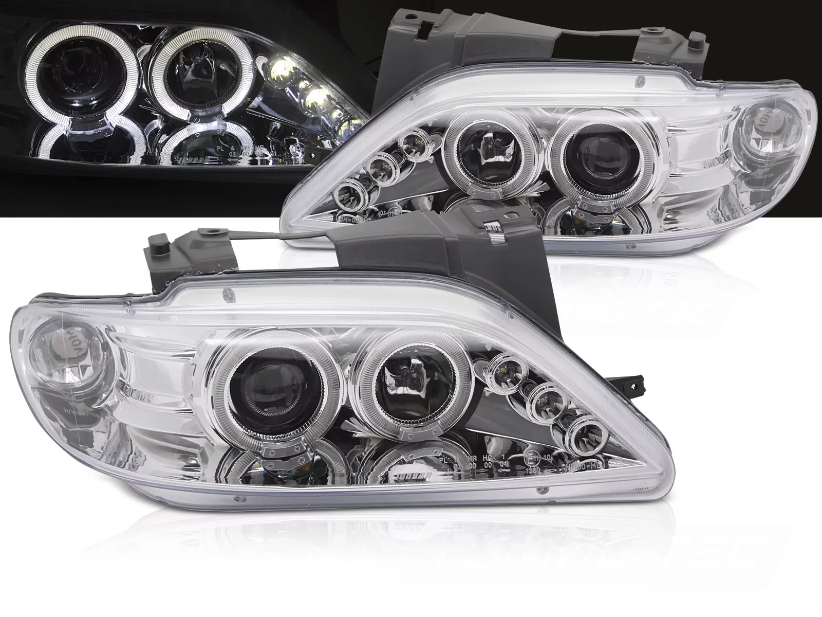 Citroen Xsara 97-00 Angel Eyes Chrome