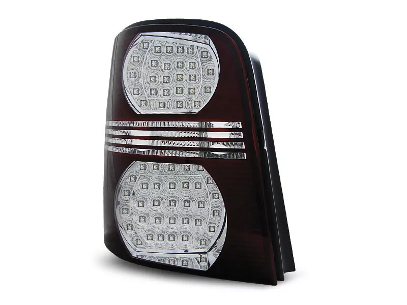 Led Tail Lights Red White Fits Vw Touran 02.03-10