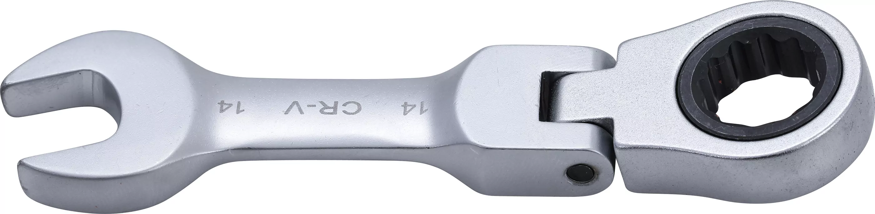 Ratschenring-Maulschlüssel | kurz | abwinkelbar | SW 14 mm