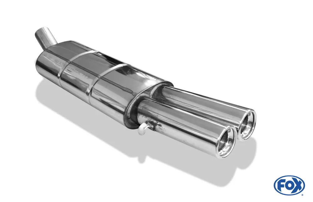 Audi 80/90 - Typ 89, B3 Limousine/ Coupe/ 80 B4 - Cabrio  Endschalldämpfer - 2x76 Typ 13