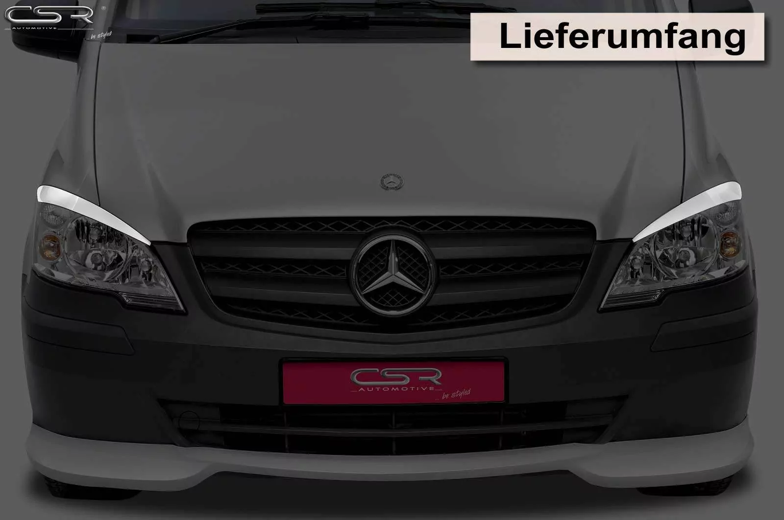 Scheinwerferblenden für Mercedes Benz Viano Vito W639 SB236