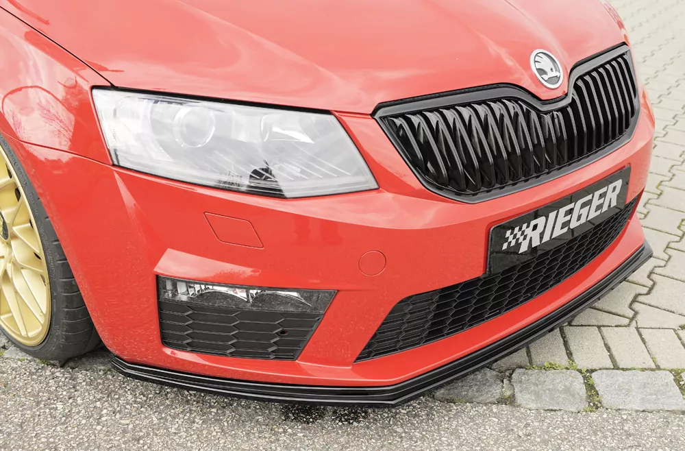 Rieger Spoilerschwert für Skoda Octavia RS (5E) | Combi 06.13-01.17 (bis Facelift) für orig. RS-Frontschürze