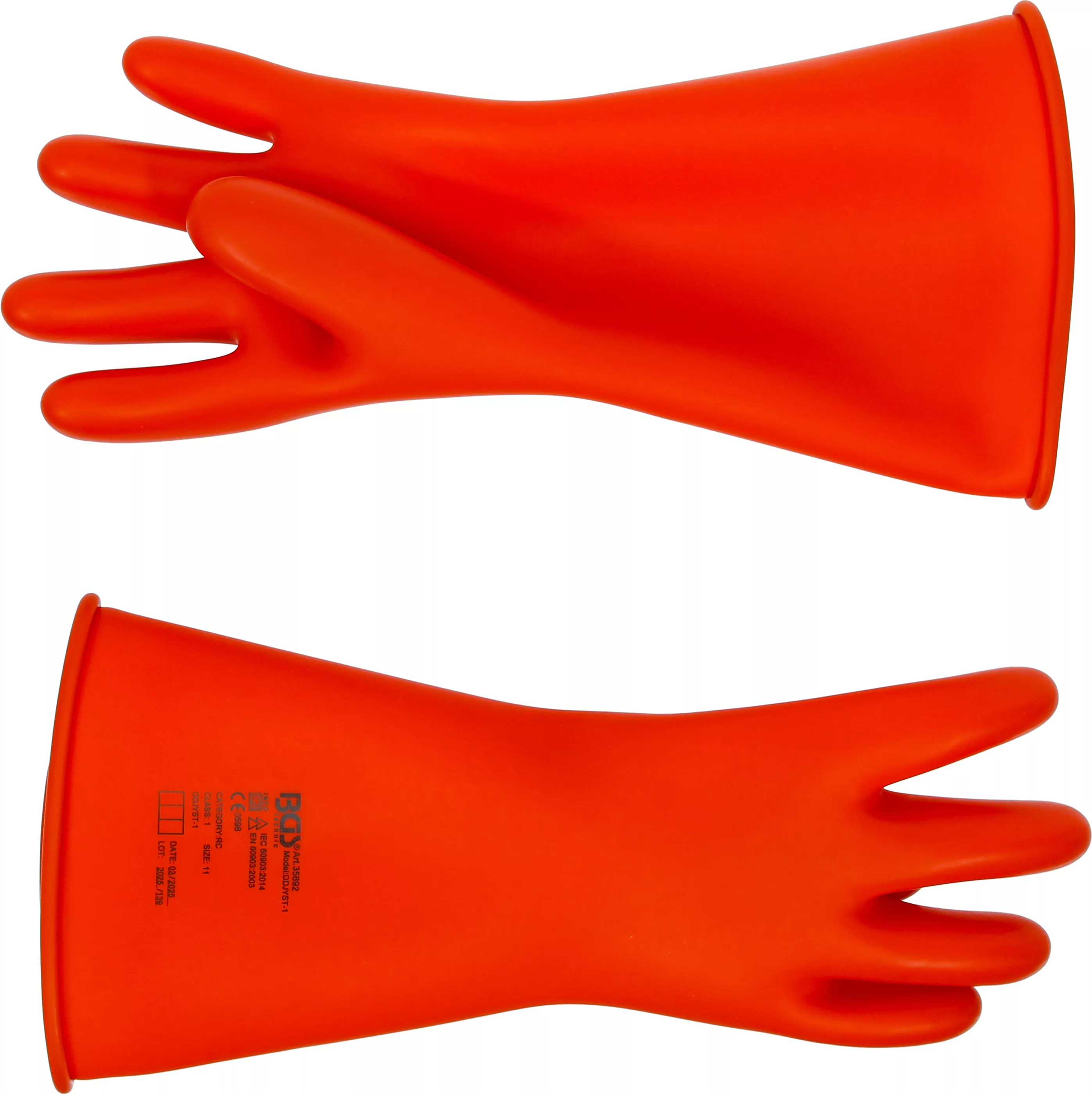 Elektriker-Schutzhandschuhe | mit Naturlatex Schutzisolierung | Größe 11 (XXL)