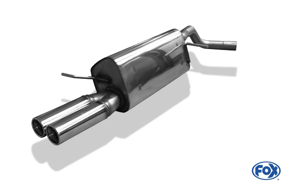 VW Polo 9N  Endschalldämpfer - 2x70 Typ 13