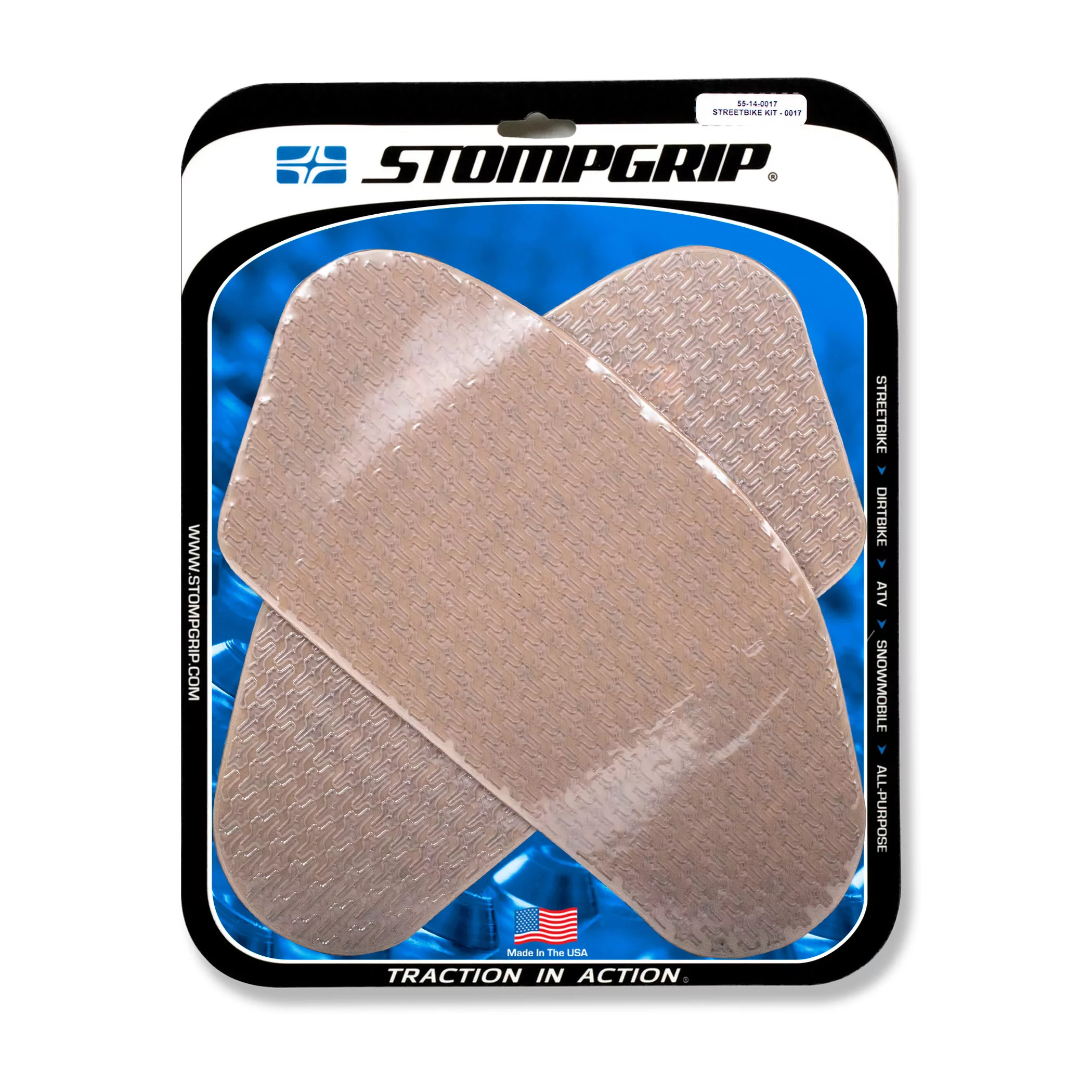 Stompgrip Traction Pad Icon für Honda CBR600 RR 03-06 Klar