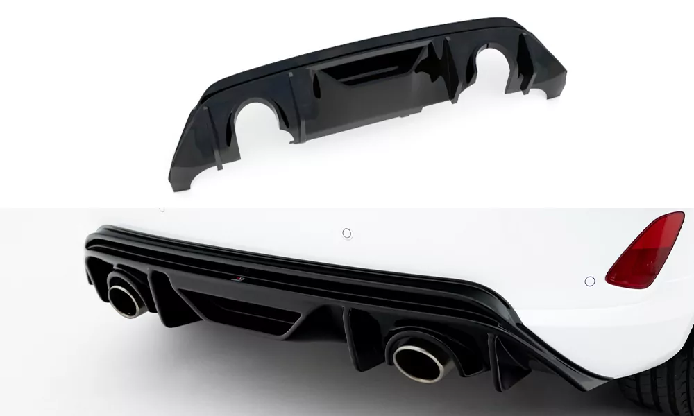 Diffusor Heck Ansatz V.3 Für Ford Fiesta ST Mk8 