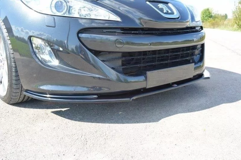 Front Ansatz Passend Für V.2 Passend Für PEUGEOT RCZ Schwarz Hochglanz Schwarz Hochglanz