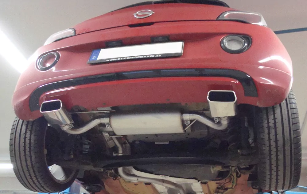 Opel Adam  Endschalldämpfer quer Ausgang rechts/links - 145x65 Typ 59 rechts/links