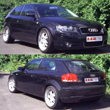 K.A.W. PlusKit Sportfahrwerk für Audi A3 Quattro (8P) ab 05/2003 bis 08/2012