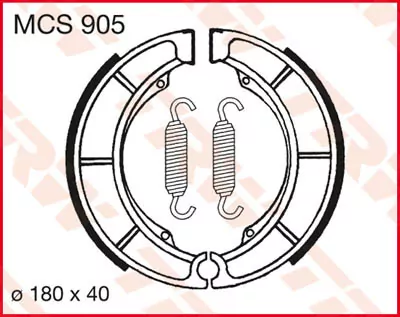 Bremsbacken Mcs905