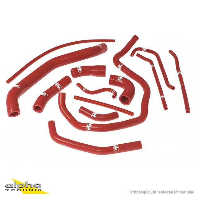 SAMCO SPORT Siliconschlauch Kit rot für Yamaha YZF1000R1 Modelljahr 2002-2003
