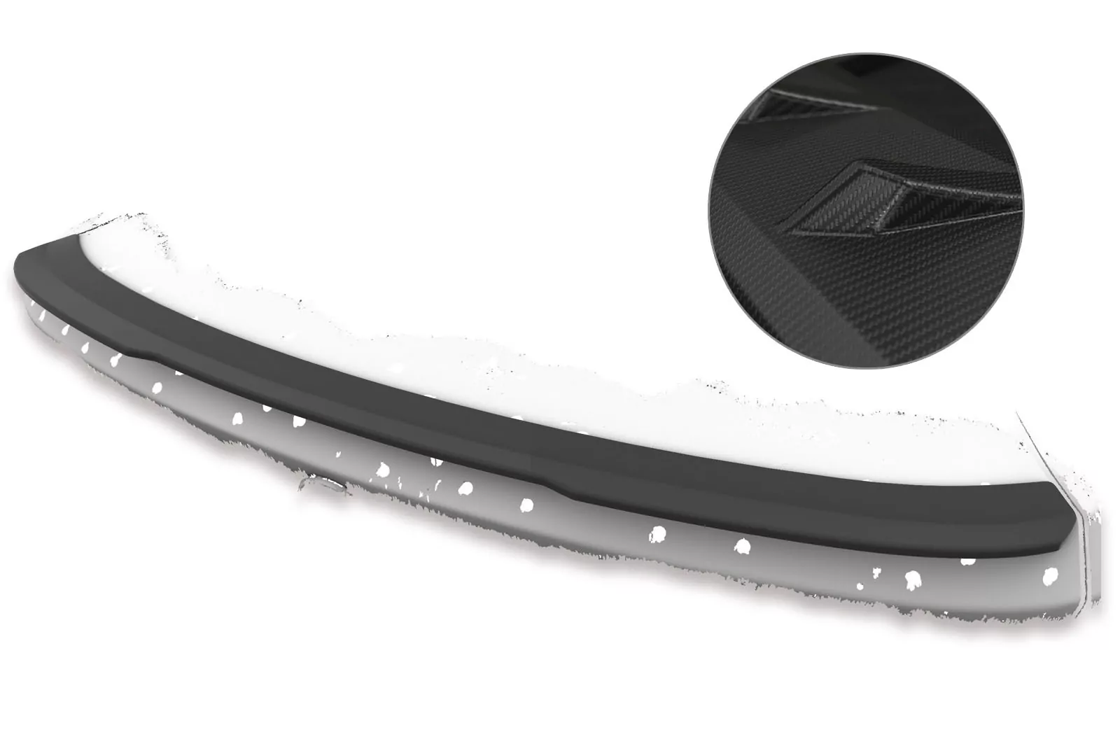 Heckflügel mit ABE für BMW X4 (F26) HF711-M Carbon Look (matt)