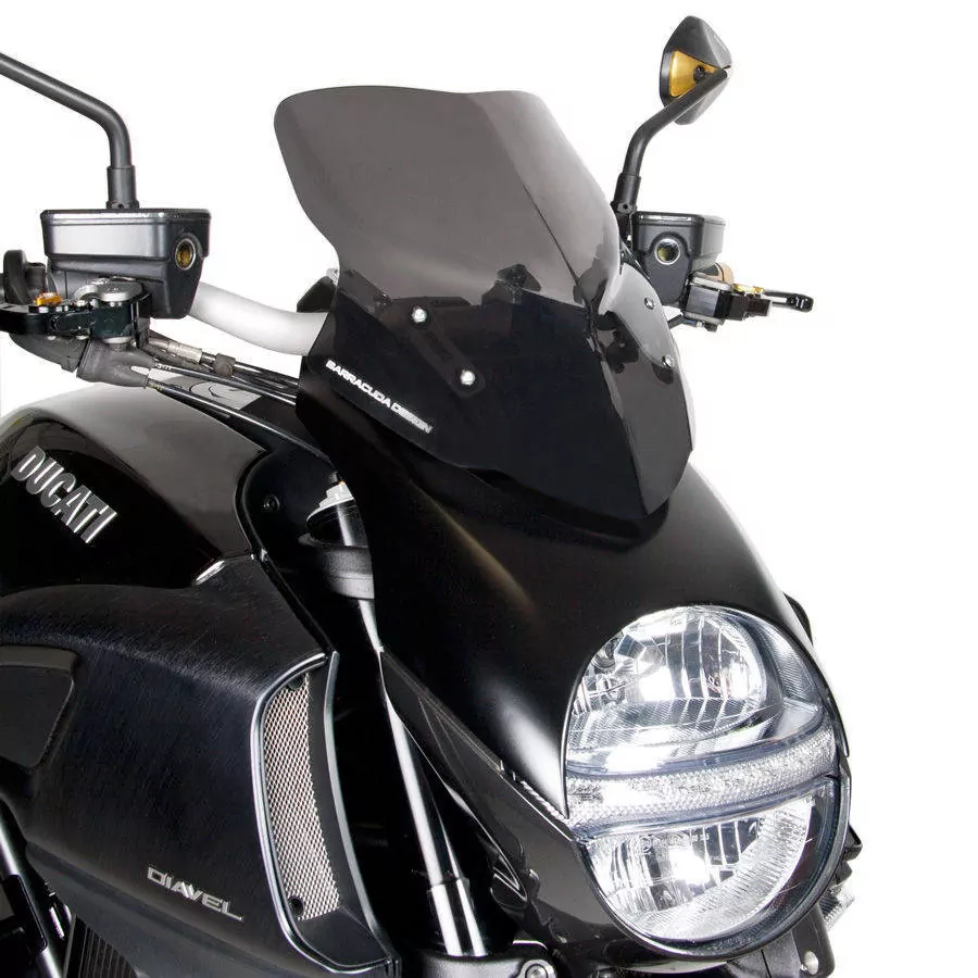Barracuda Windschild Aerosport Plexiglas für Ducati Diavel 2014-