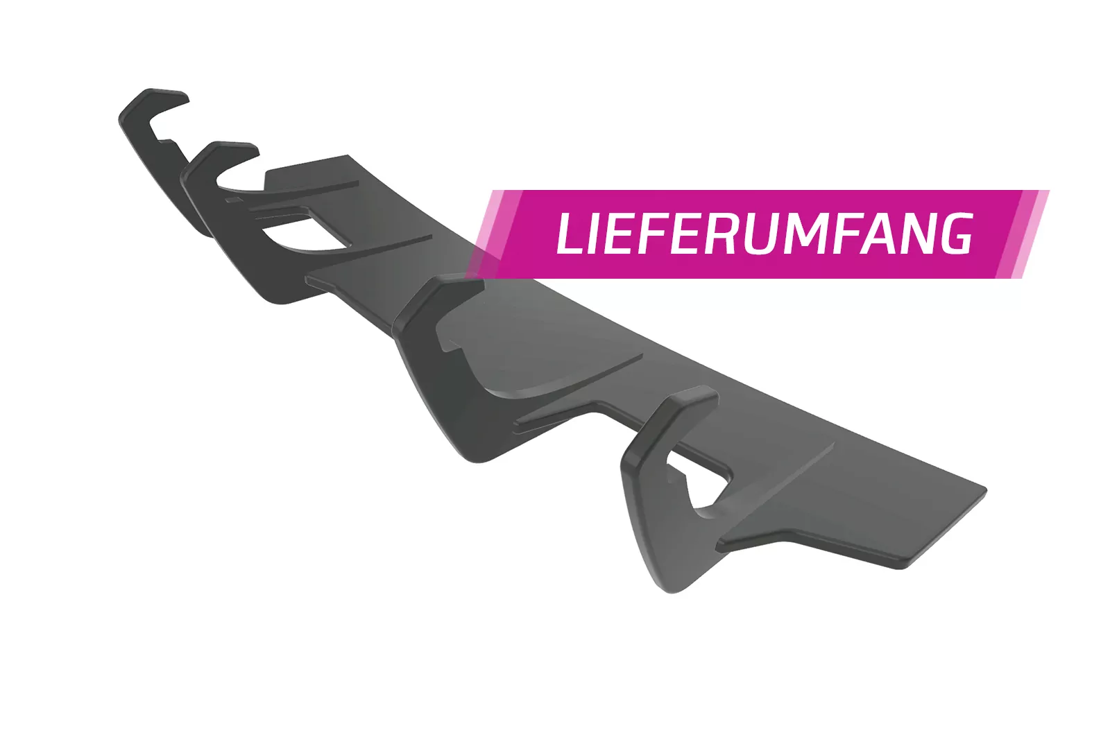 Racing Diffusor / Heckansatz für VW Polo 5 (Typ 6R) R-Line HA350