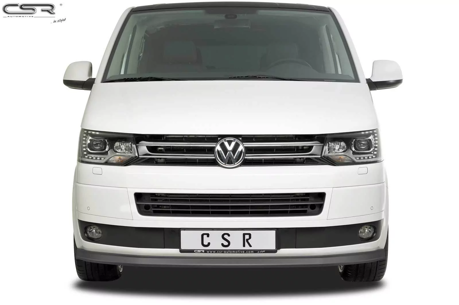 Cup-Spoilerlippe mit ABE für VW T5 CSL363-M Carbon Look (matt)