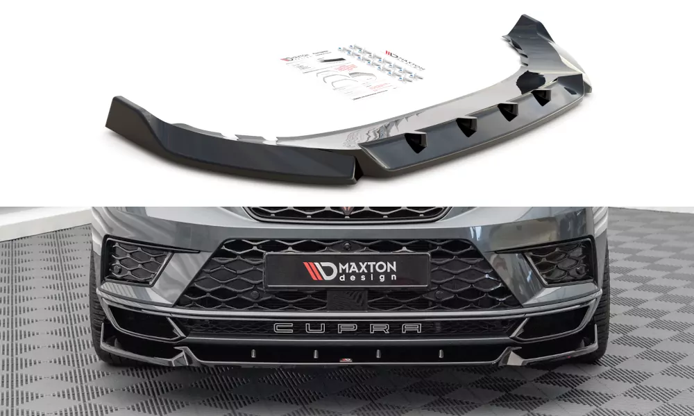 Street+ Spoilerlippe Front Ansatz V.1 Passend Für Cupra Ateca Mk1 