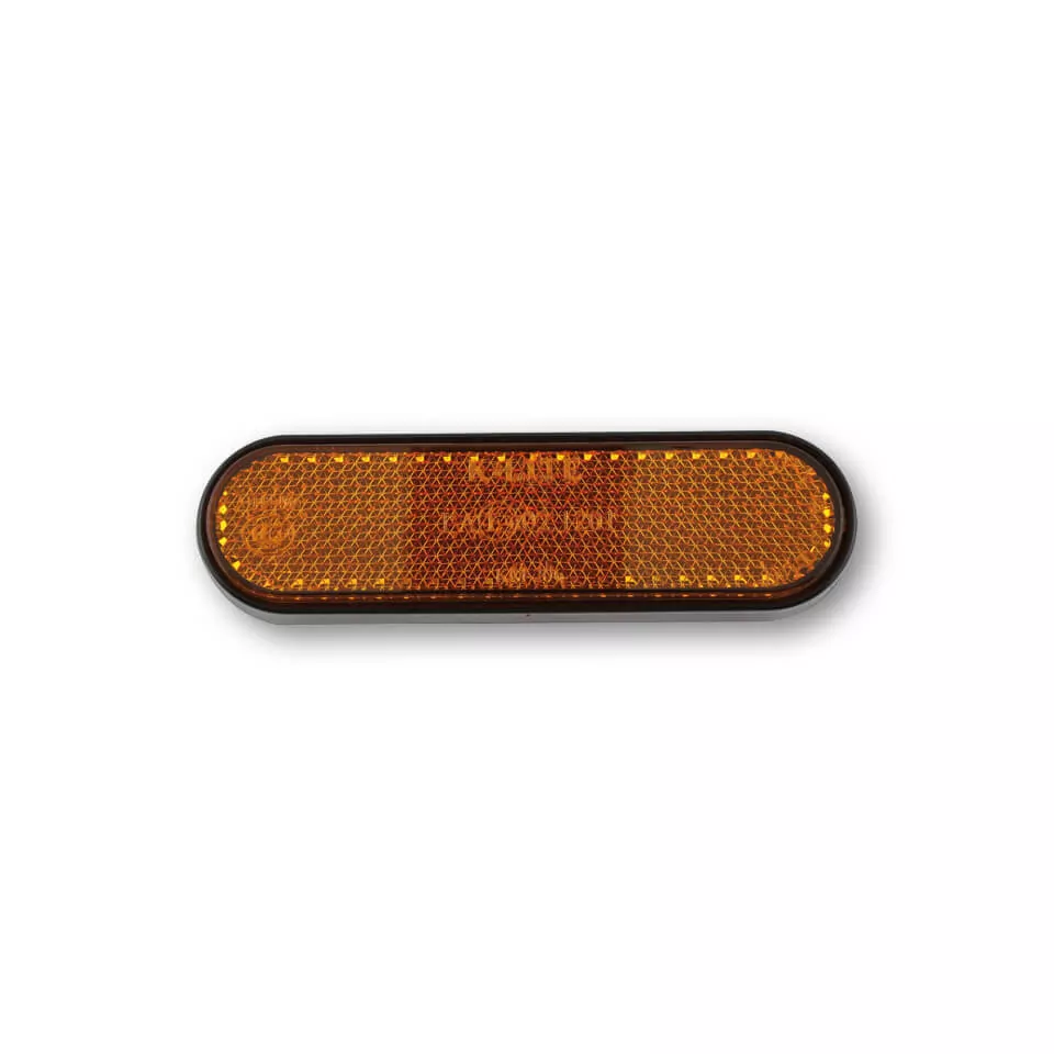 HIGHSIDER smart Gabelreflektor Gelb Oval (1Stck)