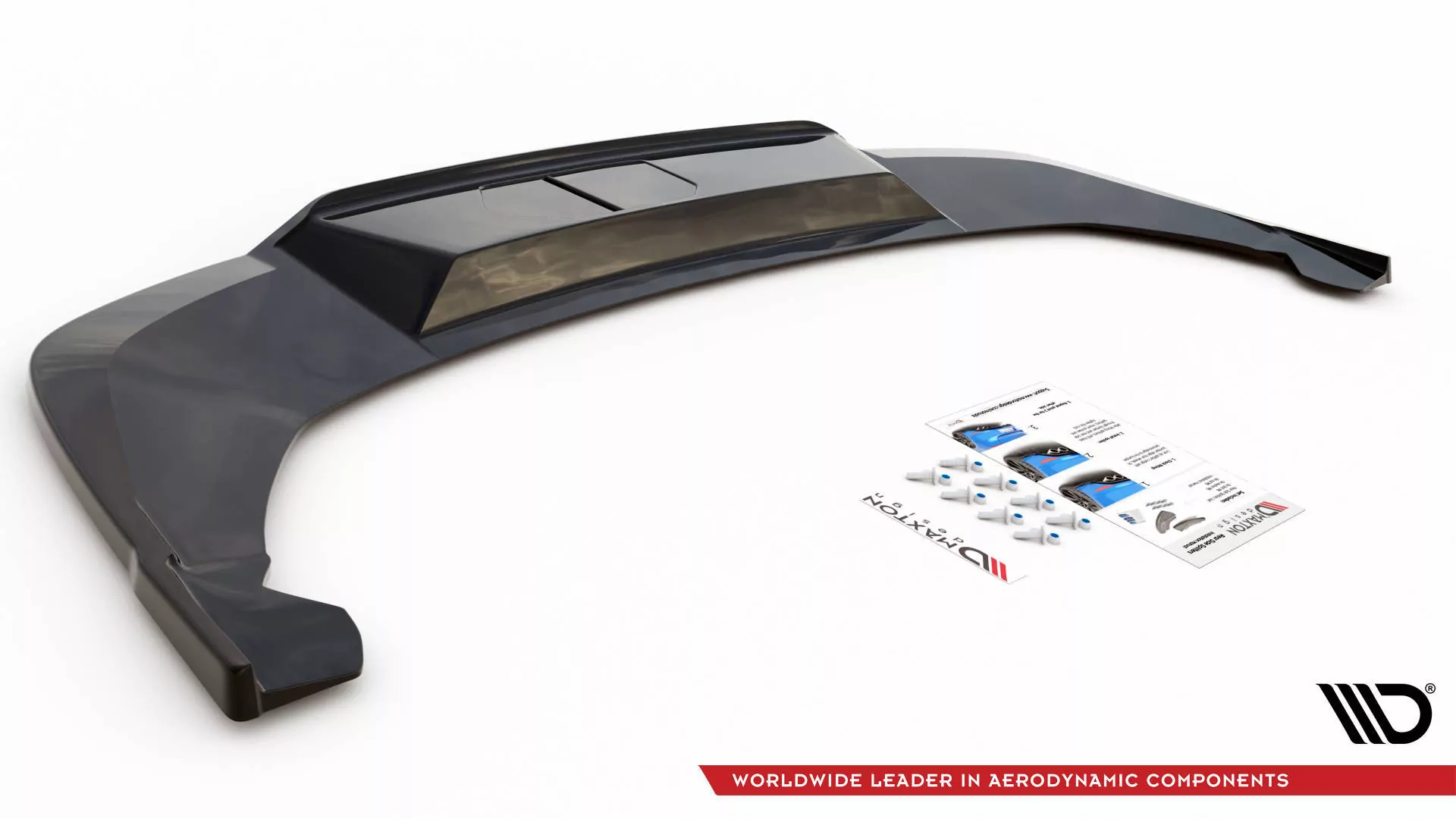 Hinten Splitter (mit Einem Vertikalem Balken) Skoda Enyaq IV Schwarz Hochglanz