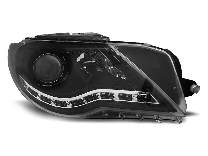 HEADLIGHTS DAYLIGHT BLACK fits VW PASSAT CC 08-12