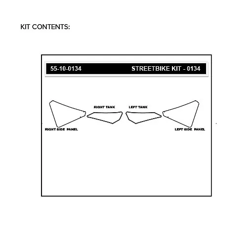 Stompgrip Traction Pad Volcano für Husqvarna 701 / Enduro / Supermoto 16-18 Klar
