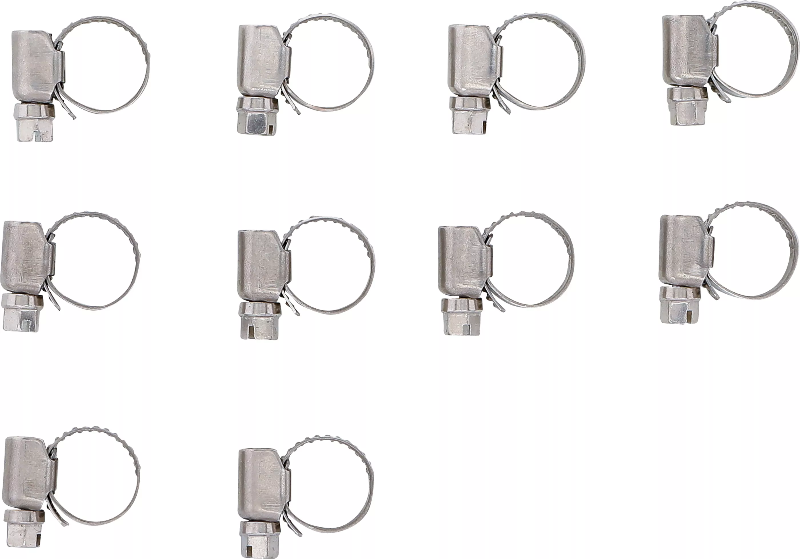 Schlauchklemmen | rostfrei | 10 x 16 mm | 10-tlg.