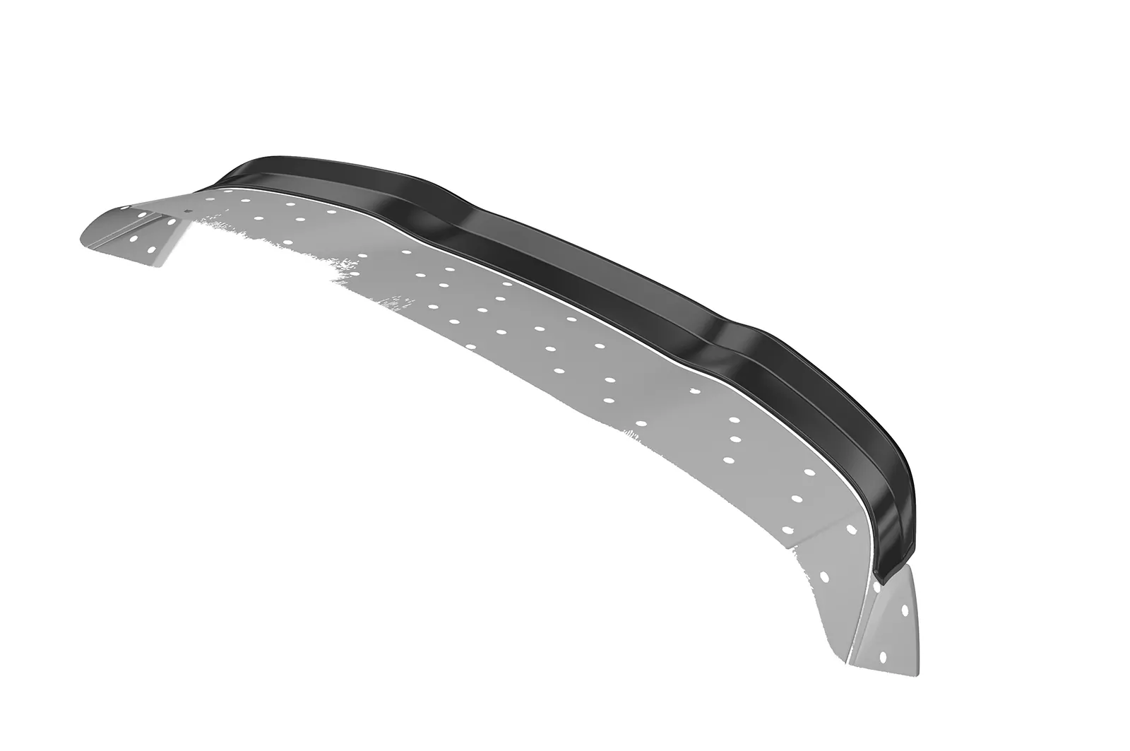 Heckflügel mit ABE für Porsche Cayenne Typ 92A HF757 Schwarz Strukturiert