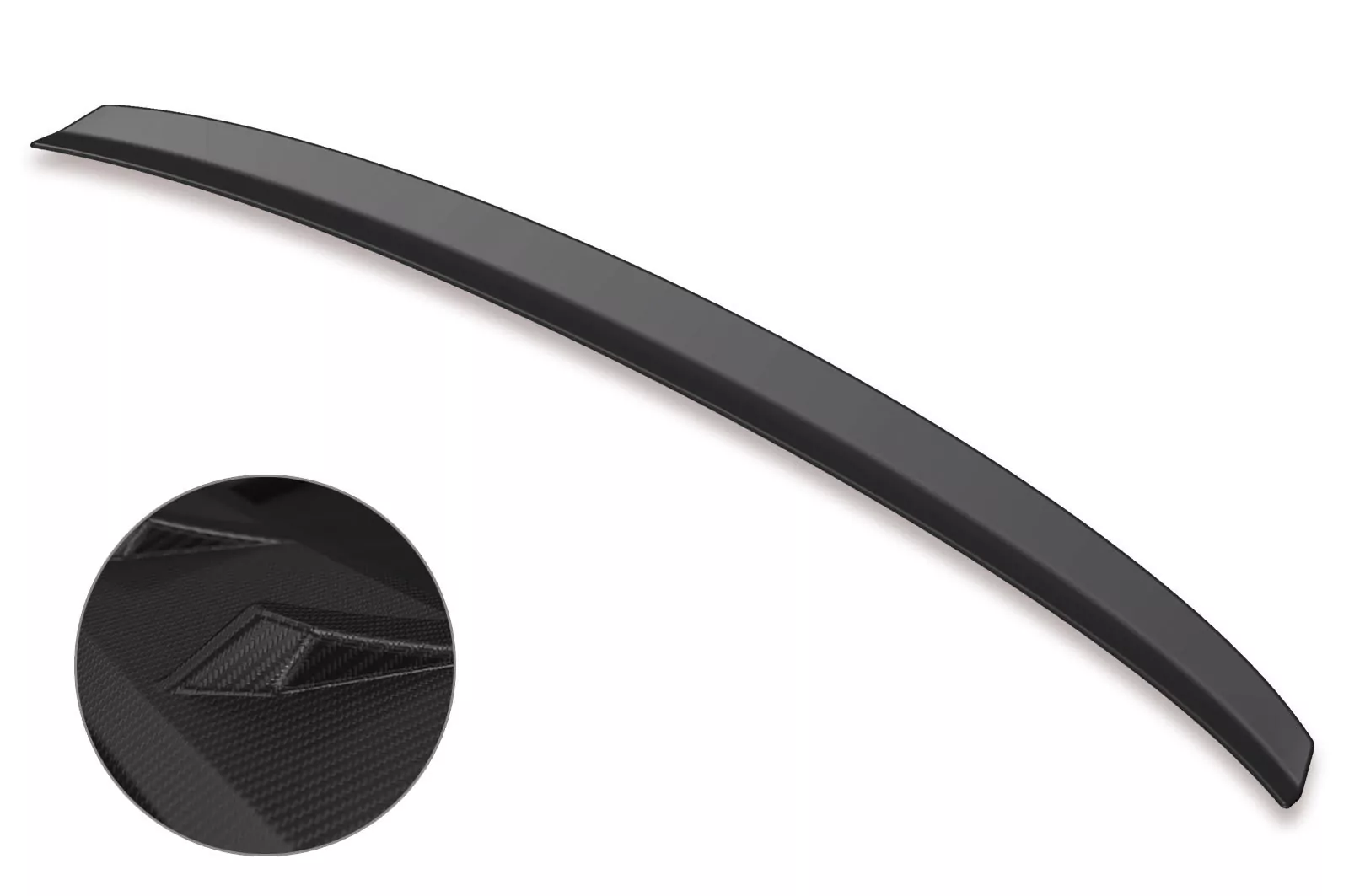 Heckflügel mit ABE für VW Passat B8 Typ 3G HF606-M Carbon Look (matt)