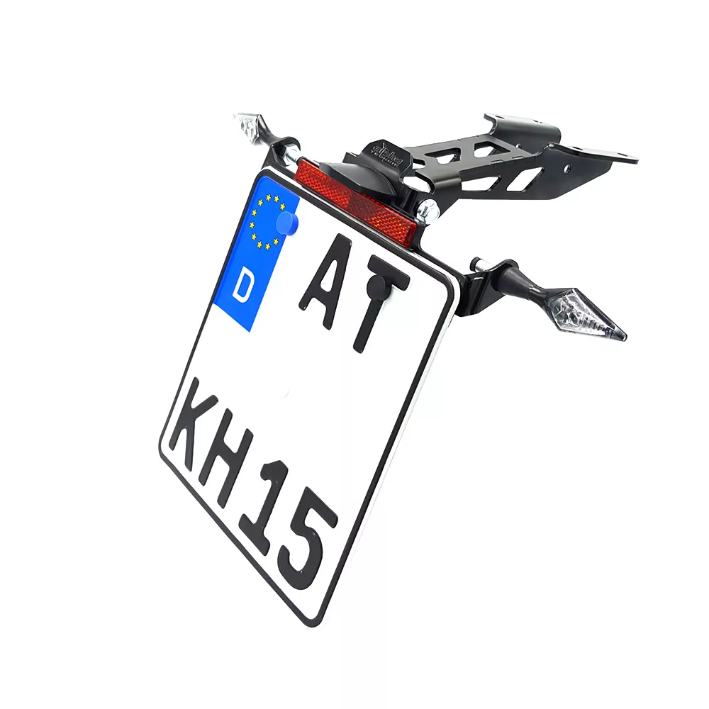alpha Technik Kennzeichenhalter für Yamaha MT125 Typ RE39 RE40 ab Modelljahr 2020-