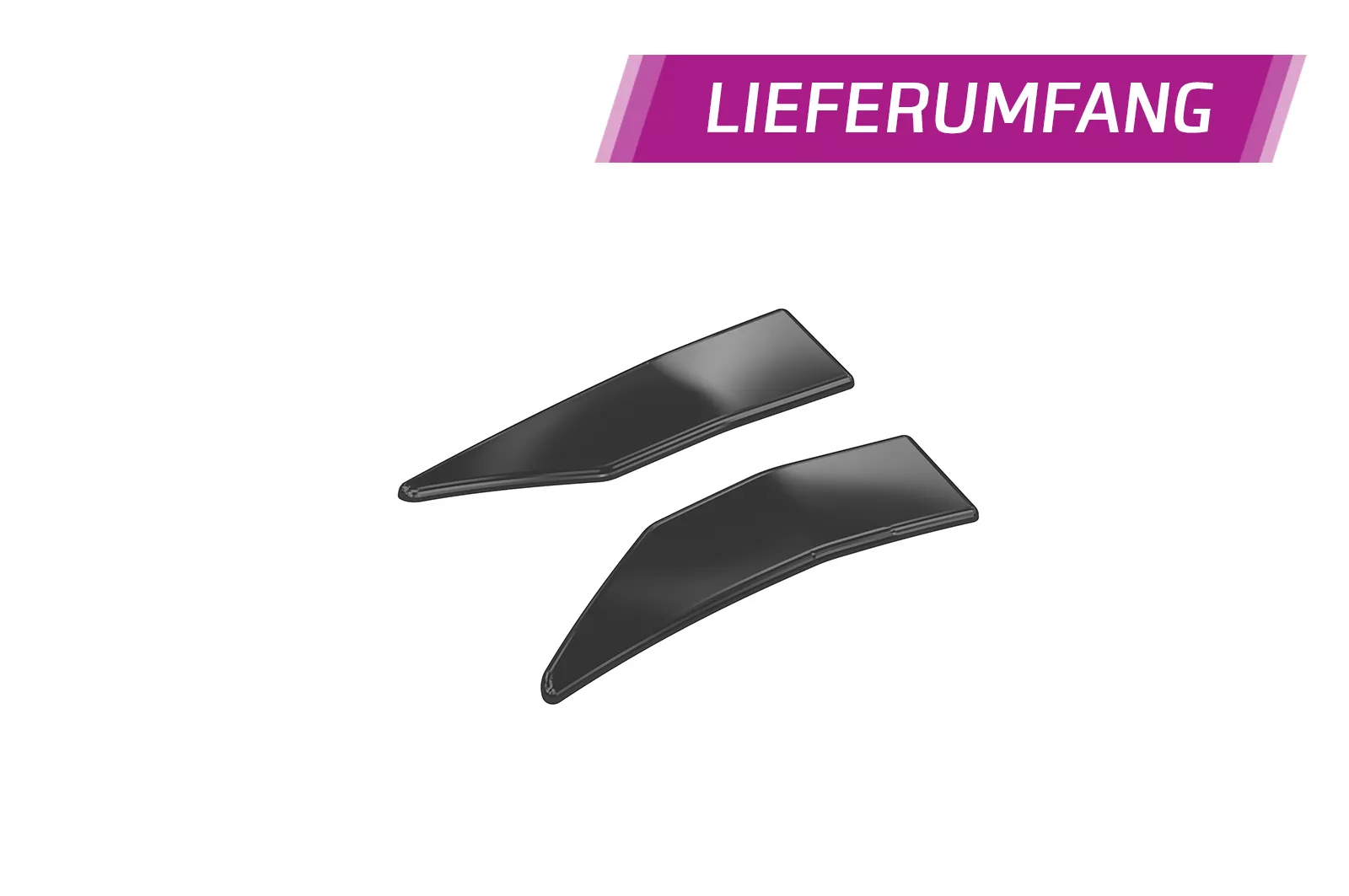 Cup-Spoilerlippe mit ABE für Opel Astra L CSL787 Schwarz Strukturiert