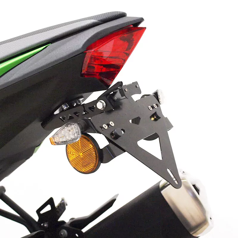 alpha Technik Kennzeichenhalter Kawasaki Z125,Ninja 125; Typ BR125K; Modelljahr 2018-